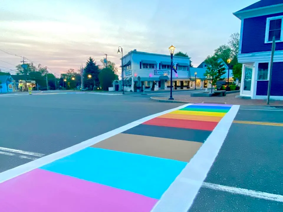 Ogunquit Pride sidewalk scene