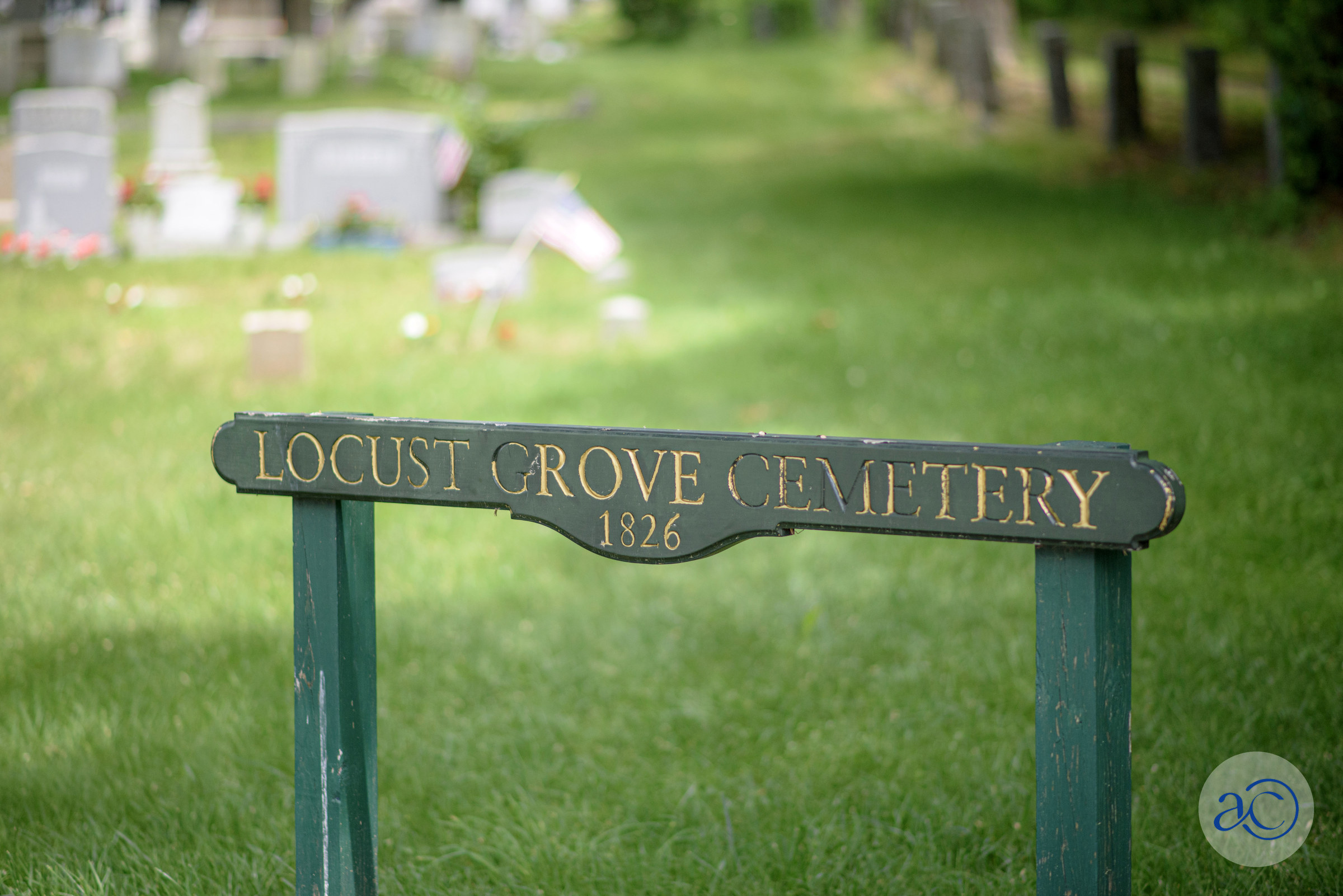 Locust Grove Cemetery Sign