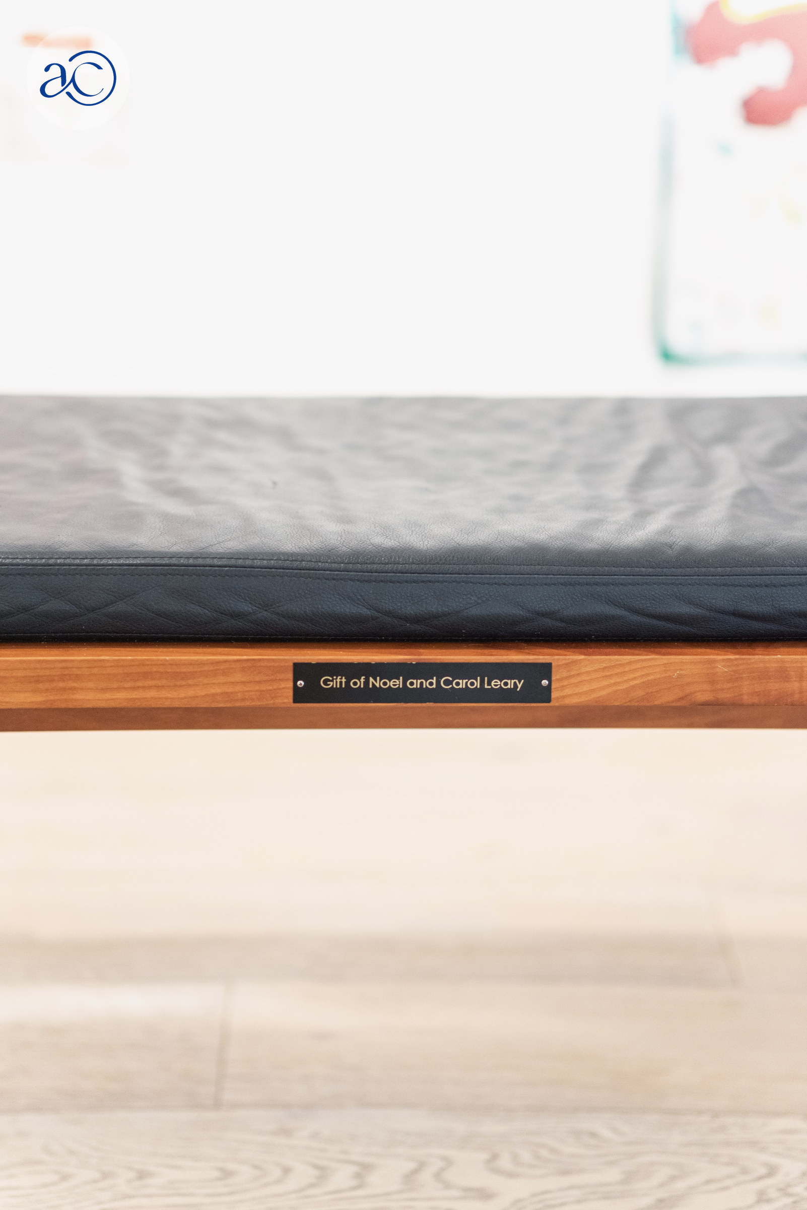 Noel and Carol Leary Bench Plaque