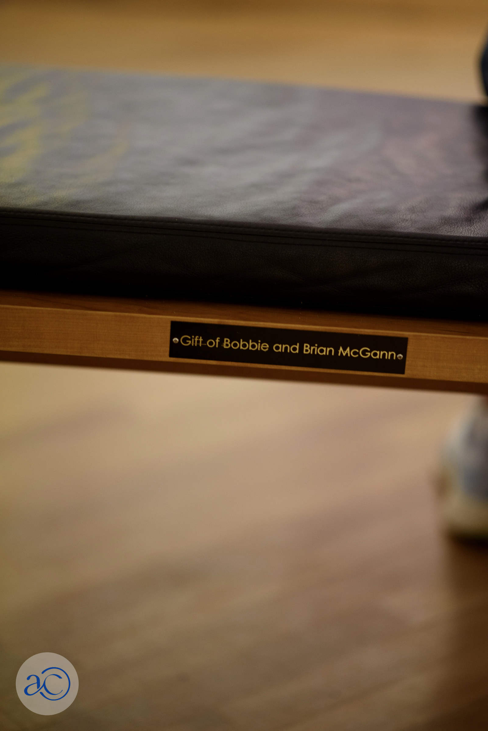Bobbie and Brian Mcgann Bench Plaque