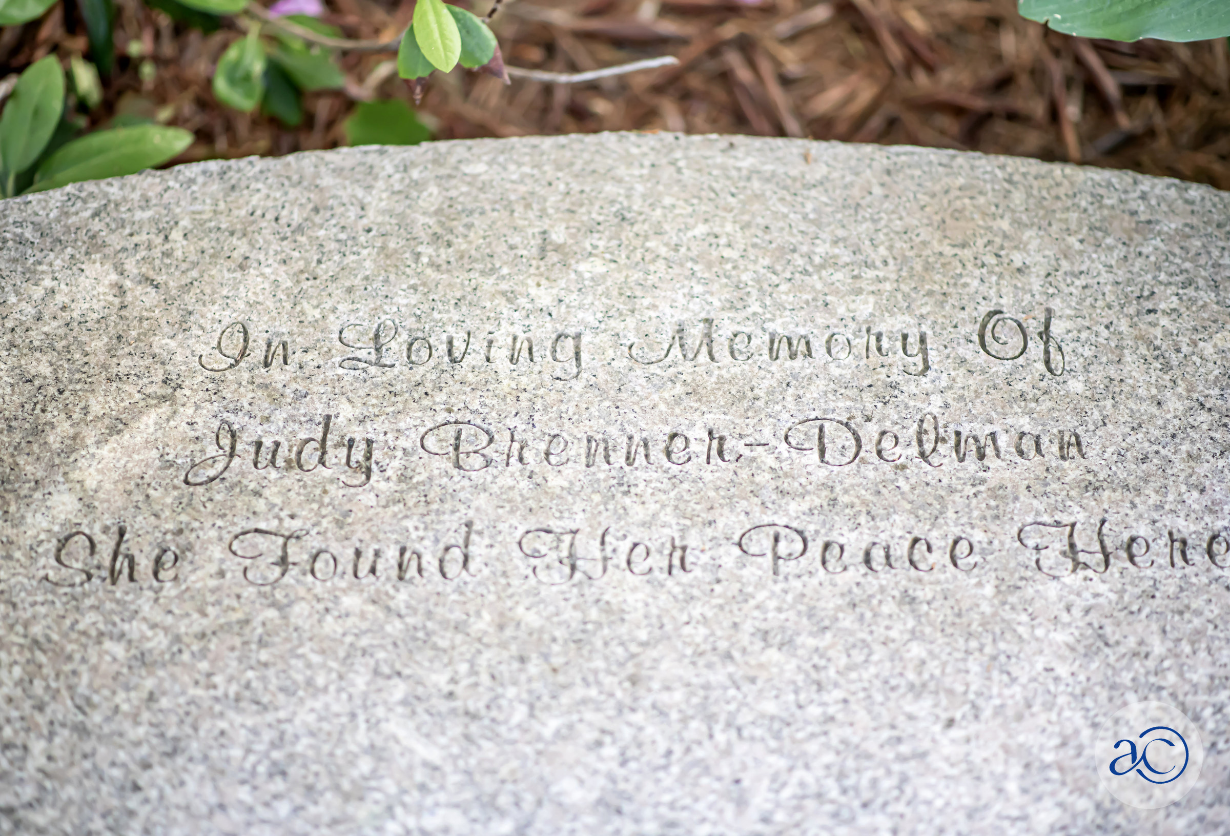Judy Brenner Delman Memorial Stone
