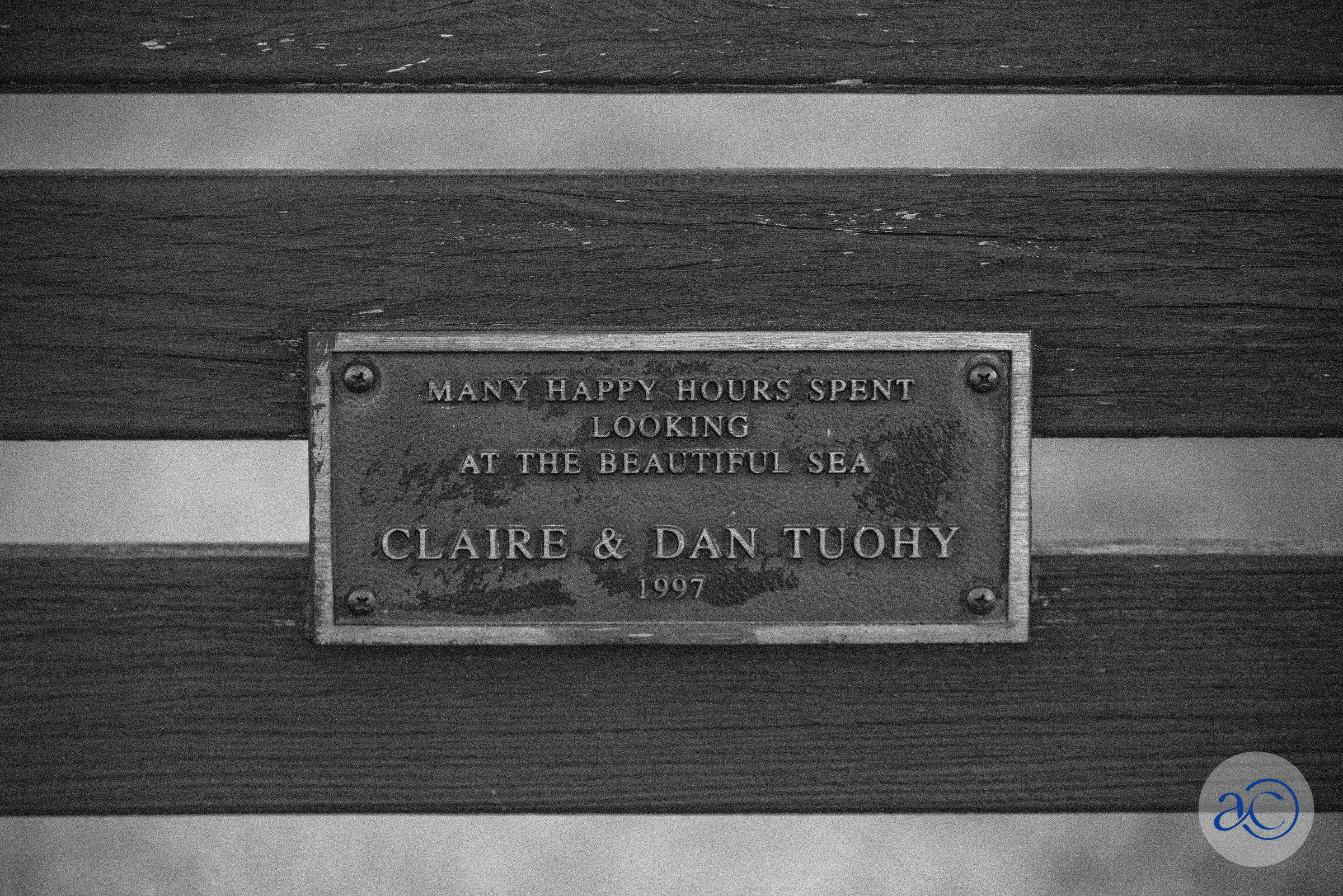 Claire & Dan Tuohy bench plaque