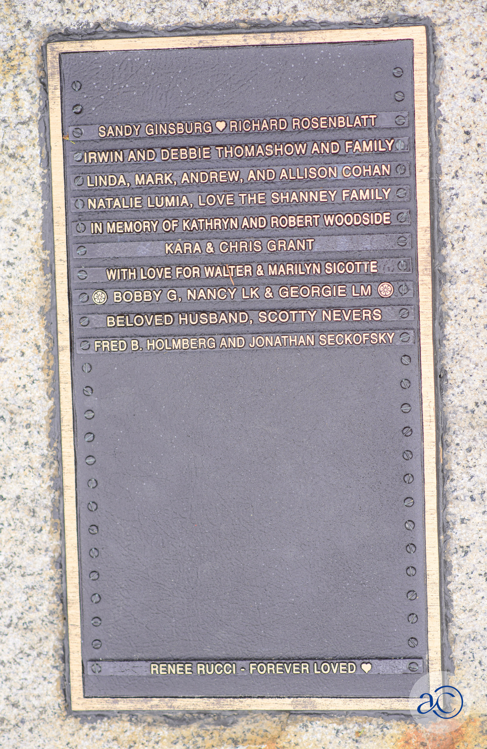 Serenity Point Plaque No. ?
