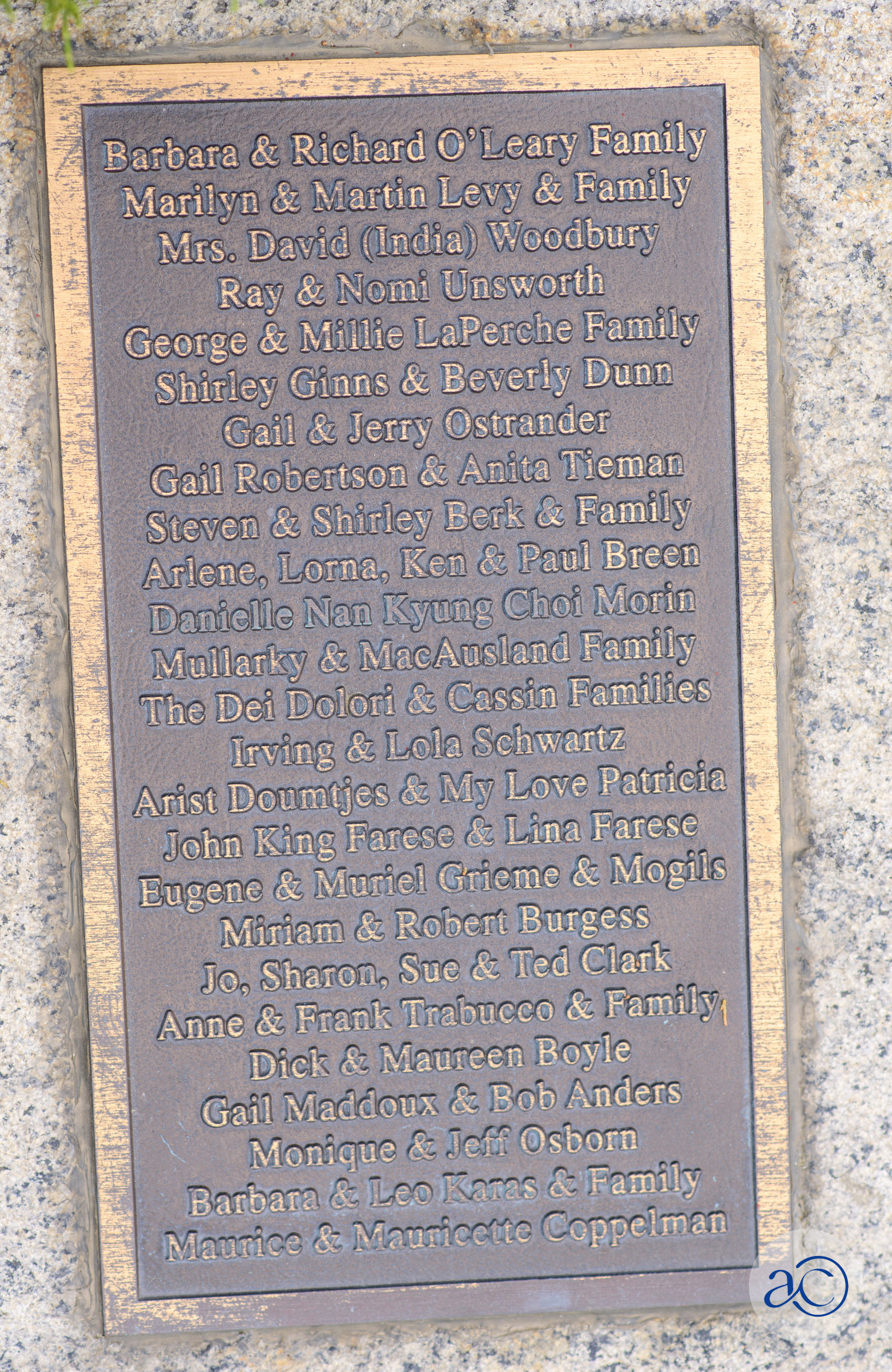 Serenity Point Plaque No. ?