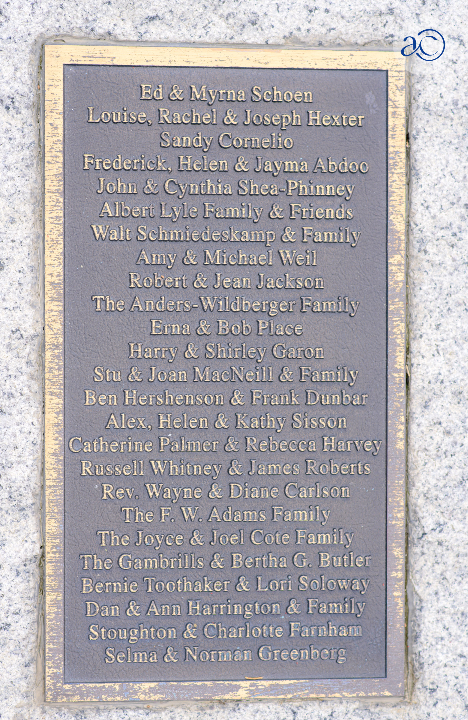 Serenity Point Plaque No. ?