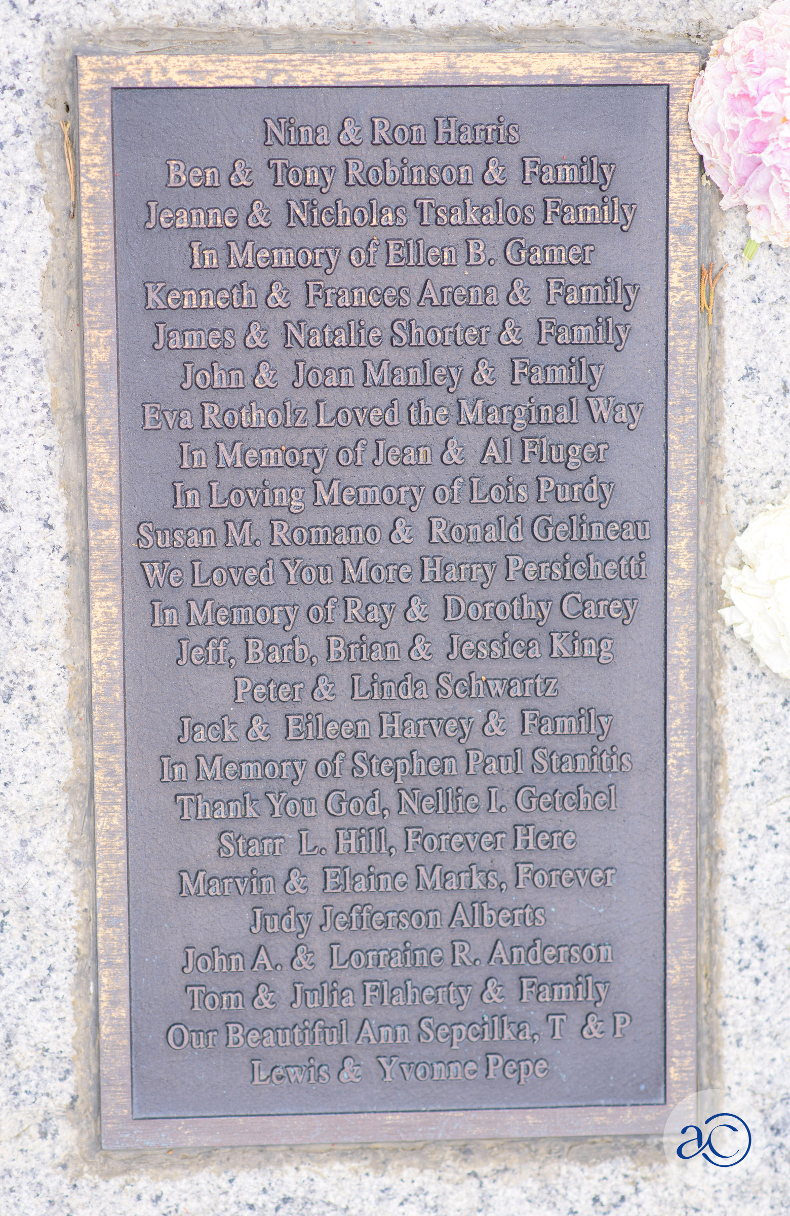 Serenity Point Plaque No. ?